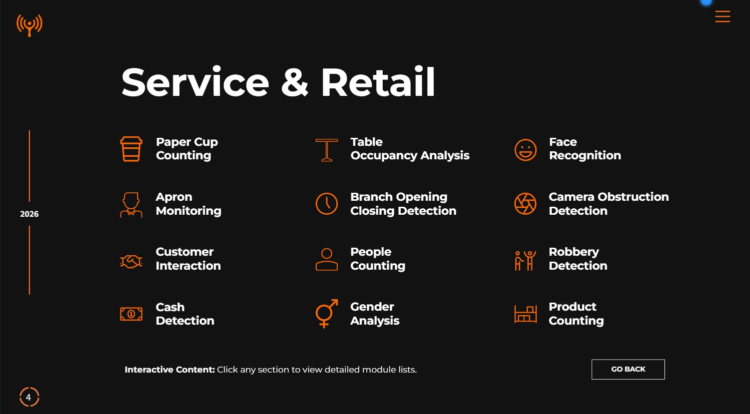 Service & Retail modules